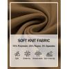 imageCOOFANDY Mens Yoga Pants Casual Elastic Waist Drawstring Jogger Sweatpants Open Bottom Lounge PantsBrown