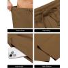 imageCOOFANDY Mens Yoga Pants Casual Elastic Waist Drawstring Jogger Sweatpants Open Bottom Lounge PantsBrown