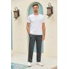 imageCOOFANDY Mens Yoga Pants Casual Elastic Waist Drawstring Jogger Sweatpants Open Bottom Lounge PantsCharcoal