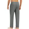 imageCOOFANDY Mens Yoga Pants Casual Elastic Waist Drawstring Jogger Sweatpants Open Bottom Lounge PantsGrey