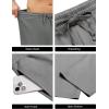 imageCOOFANDY Mens Yoga Pants Casual Elastic Waist Drawstring Jogger Sweatpants Open Bottom Lounge PantsGrey