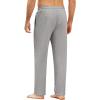 imageCOOFANDY Mens Yoga Pants Casual Elastic Waist Drawstring Jogger Sweatpants Open Bottom Lounge PantsLight Grey