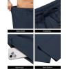 imageCOOFANDY Mens Yoga Pants Casual Elastic Waist Drawstring Jogger Sweatpants Open Bottom Lounge PantsNavy Blue