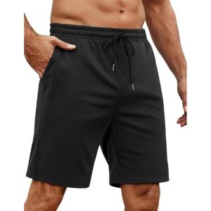 imageCOOFANDY Mens Athletic Shorts Loosefit Training Shorts Relaxed Fit Gym Shorts1 Black