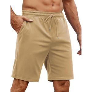 imageCOOFANDY Mens Athletic Shorts Loosefit Training Shorts Relaxed Fit Gym Shorts1 Dark Khaki