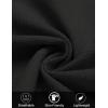 imageCOOFANDY Mens Beach Shorts 9quot Elastic Waist Drawstring Shorts Lightweight Regular Fit Casual Summer ShortsAblack