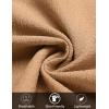 imageCOOFANDY Mens Beach Shorts 9quot Elastic Waist Drawstring Shorts Lightweight Regular Fit Casual Summer ShortsLight Brown