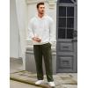 imageCOOFANDY Mens Casual Cargo Pants Relaxed Fit Outdoor Hiking Pants Cotton Drawstring Sweatpants with PocketsArmy Green