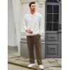 imageCOOFANDY Mens Casual Cargo Pants Relaxed Fit Outdoor Hiking Pants Cotton Drawstring Sweatpants with PocketsBrown
