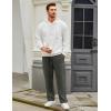 imageCOOFANDY Mens Casual Cargo Pants Relaxed Fit Outdoor Hiking Pants Cotton Drawstring Sweatpants with PocketsDark Gray