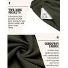 imageCOOFANDY Mens Corduroy Pants Casual Drawstring Trousers Elastic Waist Fashion Tapered Streetwear Joggers with PocketsArmy Green