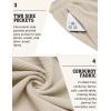imageCOOFANDY Mens Corduroy Pants Casual Drawstring Trousers Elastic Waist Fashion Tapered Streetwear Joggers with PocketsBeige