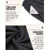 imageCOOFANDY Mens Corduroy Pants Casual Drawstring Trousers Elastic Waist Fashion Tapered Streetwear Joggers with PocketsDark Grey