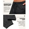 imageCOOFANDY Mens Corduroy Pants Casual Drawstring Trousers Elastic Waist Fashion Tapered Streetwear Joggers with PocketsDark Grey