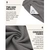 imageCOOFANDY Mens Corduroy Pants Casual Drawstring Trousers Elastic Waist Fashion Tapered Streetwear Joggers with PocketsLight Grey