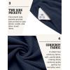 imageCOOFANDY Mens Corduroy Pants Casual Drawstring Trousers Elastic Waist Fashion Tapered Streetwear Joggers with PocketsNavy Blue