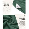 imageCOOFANDY Mens Corduroy Pants Casual Drawstring Trousers Elastic Waist Fashion Tapered Streetwear Joggers with PocketsPeacock Green