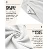 imageCOOFANDY Mens Corduroy Pants Casual Drawstring Trousers Elastic Waist Fashion Tapered Streetwear Joggers with PocketsWhite