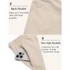 imageCOOFANDY Mens Linen Casual Pants Lightweight Drawstring Beach Pants Elastic Waist Cropped PantsBeige