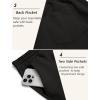 imageCOOFANDY Mens Linen Casual Pants Lightweight Drawstring Beach Pants Elastic Waist Cropped PantsBlack