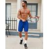 imageCOOFANDY Mens Workout Gym Shorts Mesh Athletic Shorts Lightweight Quick Dry Training Short Pants with PocketsBlue1 Pack of 1