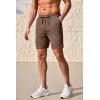 imageCOOFANDY Mens Workout Gym Shorts Mesh Athletic Shorts Lightweight Quick Dry Training Short Pants with PocketsBrown1 Pack of 1