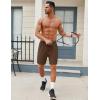 imageCOOFANDY Mens Workout Gym Shorts Mesh Athletic Shorts Lightweight Quick Dry Training Short Pants with PocketsBrown1 Pack of 1