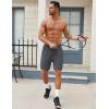 imageCOOFANDY Mens Workout Gym Shorts Mesh Athletic Shorts Lightweight Quick Dry Training Short Pants with PocketsDark Grey1 Pack of 1