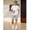 imageCOOFANDY Mens Workout Gym Shorts Mesh Athletic Shorts Lightweight Quick Dry Training Short Pants with PocketsLight Grey1 Pack of 1