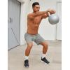 imageCOOFANDY Mens Workout Gym Shorts Mesh Athletic Shorts Lightweight Quick Dry Training Short Pants with PocketsLight Grey1 Pack of 1