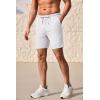 imageCOOFANDY Mens Workout Gym Shorts Mesh Athletic Shorts Lightweight Quick Dry Training Short Pants with PocketsWhite1 Pack of 1