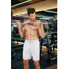 imageCOOFANDY Mens Workout Gym Shorts Mesh Athletic Shorts Lightweight Quick Dry Training Short Pants with PocketsWhite1 Pack of 1