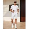 imageCOOFANDY Mens Workout Gym Shorts Mesh Athletic Shorts Lightweight Quick Dry Training Short Pants with PocketsWhite1 Pack of 1
