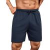 imageCOOFANDY Mens Workout Gym Shorts Mesh Athletic Shorts Lightweight Quick Dry Training Short Pants with PocketsNavy Blue1 Pack of 1