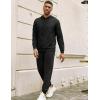 imageCOOFANDY Mens Jogger Sweatpants Workout Athletic Sweatpants Casual Pants with Zipper PocketsBlack