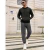imageCOOFANDY Mens Jogger Sweatpants Workout Athletic Sweatpants Casual Pants with Zipper PocketsDark Grey