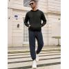 imageCOOFANDY Mens Jogger Sweatpants Workout Athletic Sweatpants Casual Pants with Zipper PocketsNavy Blue