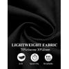 imageCOOFANDY Mens Linen Harem Capri Pants Lightweight Loose 34 Shorts Drawstring Elastic Waist Casual Beach Boho Yoga TrousersBlack