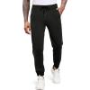 imageCOOFANDY Mens Jogger Sweatpants Workout Athletic Sweatpants Casual Pants with Zipper PocketsBlack