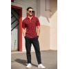imageCOOFANDY Mens Casual Cotton Pants Regular Fit Elastic Waist Drawstring Twill Pants Straight Leg Chino PantsBlack