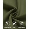 imageCOOFANDY Mens Casual Linen Pants Lightweight Summer Beach Pant Loose Fit Drawstring Elastic Waist TrousersArmy Green