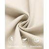 imageCOOFANDY Mens Casual Linen Pants Lightweight Summer Beach Pant Loose Fit Drawstring Elastic Waist TrousersBeige