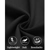 imageCOOFANDY Mens Casual Linen Pants Lightweight Summer Beach Pant Loose Fit Drawstring Elastic Waist TrousersBlack