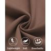 imageCOOFANDY Mens Casual Linen Pants Lightweight Summer Beach Pant Loose Fit Drawstring Elastic Waist TrousersBrown