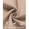 imageCOOFANDY Mens Casual Linen Pants Lightweight Summer Beach Pant Loose Fit Drawstring Elastic Waist TrousersKhaki