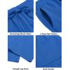 imageCOOFANDY Mens Casual Sweatpants Open Bottom Lounge Pants Drawstring Sweat Pants Joggers with PocketsBlue