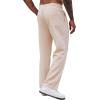 imageCOOFANDY Mens Casual Sweatpants Open Bottom Lounge Pants Drawstring Sweat Pants Joggers with PocketsChampagne