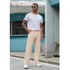 imageCOOFANDY Mens Casual Sweatpants Open Bottom Lounge Pants Drawstring Sweat Pants Joggers with PocketsChampagne