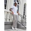 imageCOOFANDY Mens Casual Sweatpants Open Bottom Lounge Pants Drawstring Sweat Pants Joggers with PocketsLight Grey