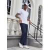 imageCOOFANDY Mens Casual Sweatpants Open Bottom Lounge Pants Drawstring Sweat Pants Joggers with PocketsNavy Blue